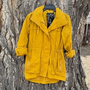 ANORAK Mustard Utility Jacket for Women fully lined parka